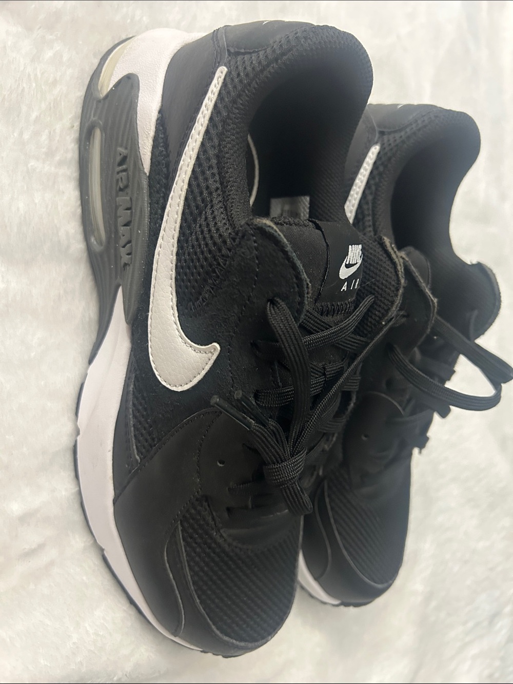 Nike Black and White Air Max Sneakers